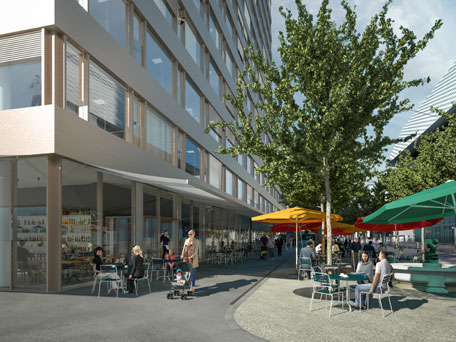 Claraturm – viel Stadt auf wenig Platz